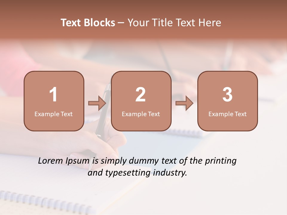 Seminar Writing Lesson PowerPoint Template
