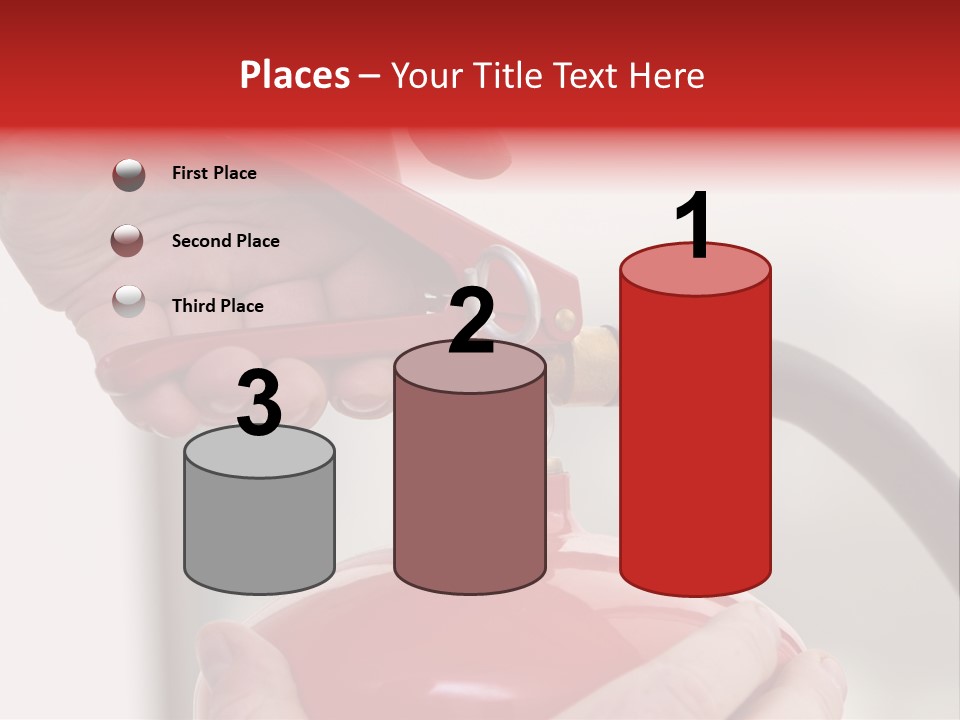 Red Handle Danger PowerPoint Template