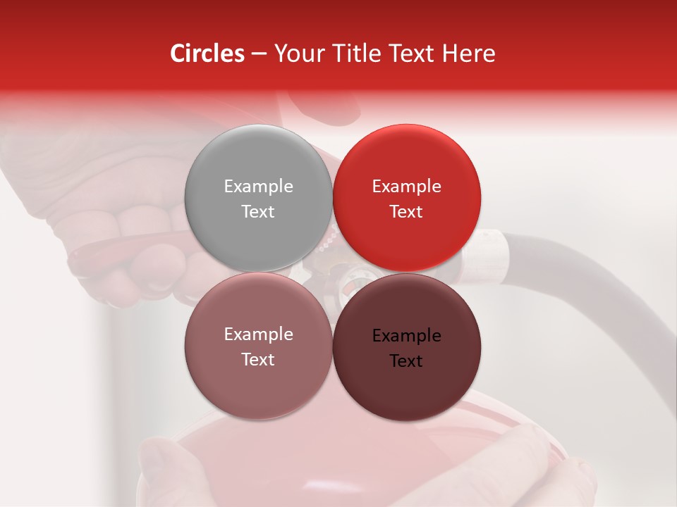 Red Handle Danger PowerPoint Template