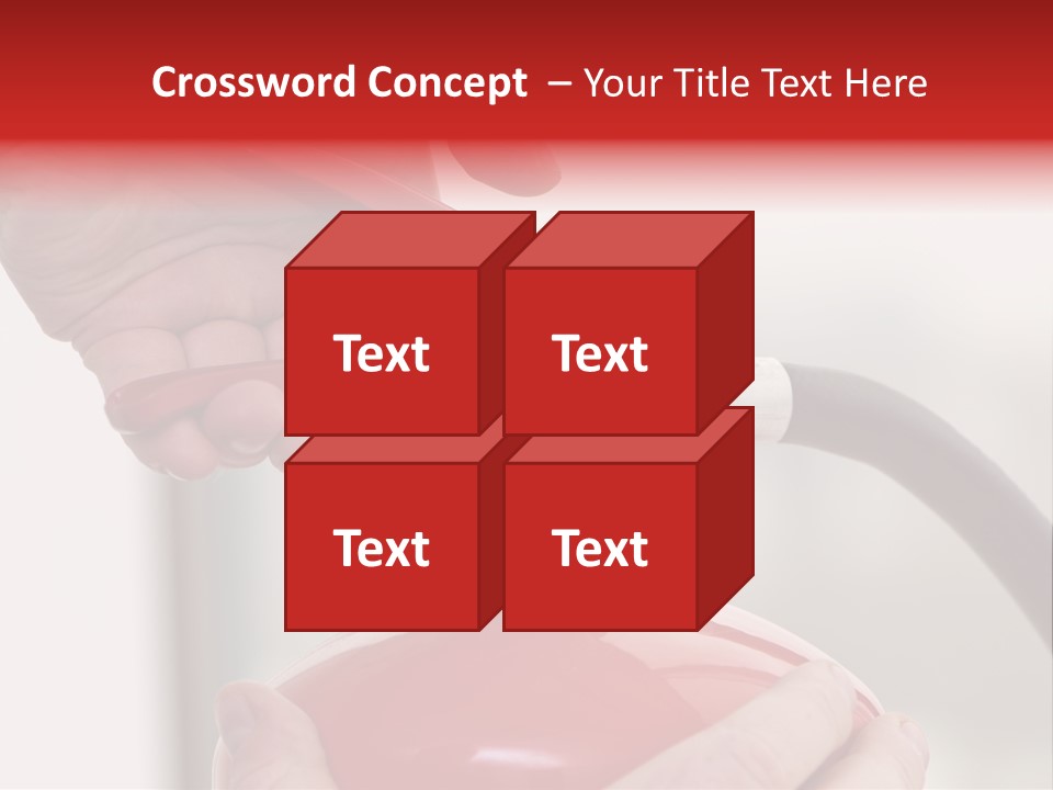 Red Handle Danger PowerPoint Template