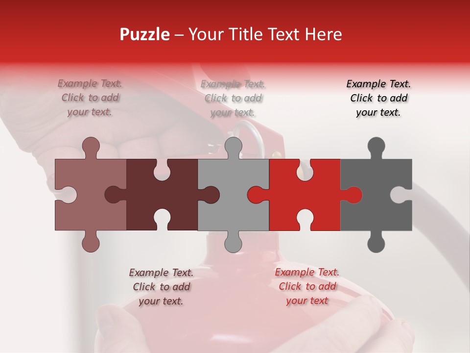 Red Handle Danger PowerPoint Template