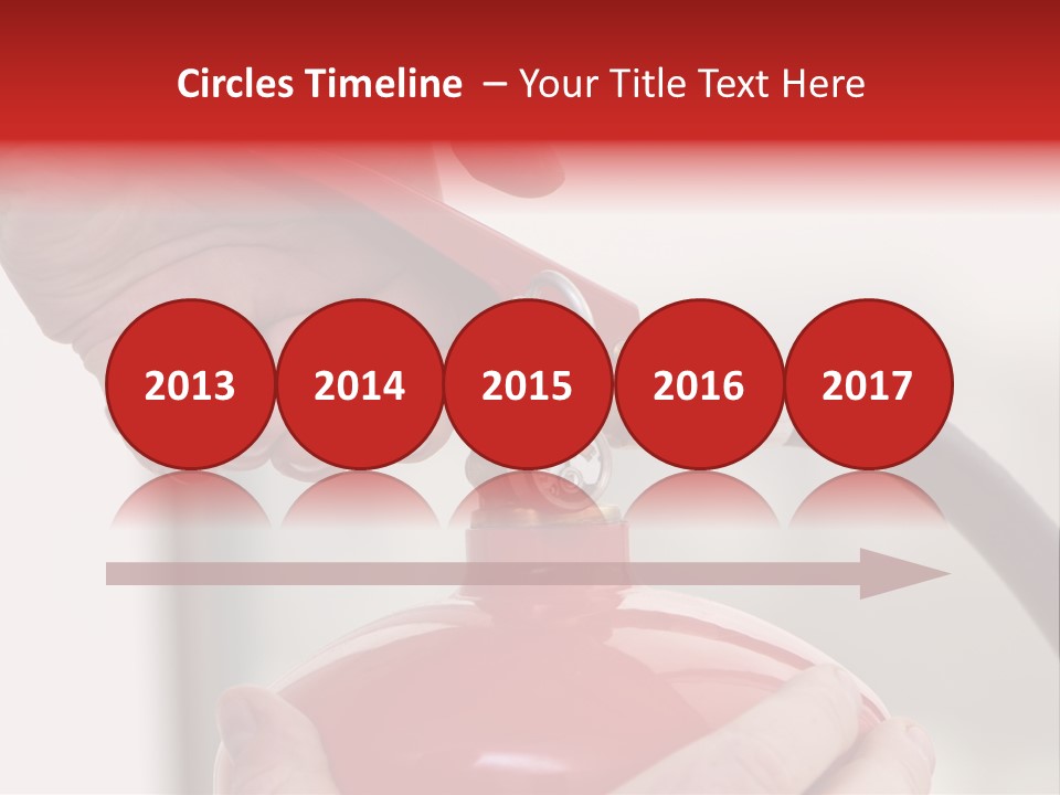 Red Handle Danger PowerPoint Template