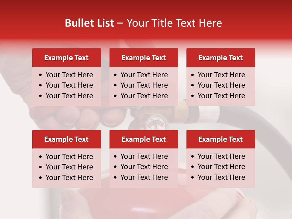 Red Handle Danger PowerPoint Template