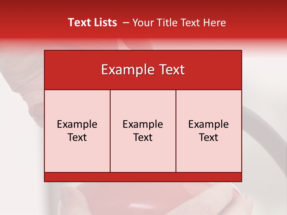 Red Handle Danger PowerPoint Template