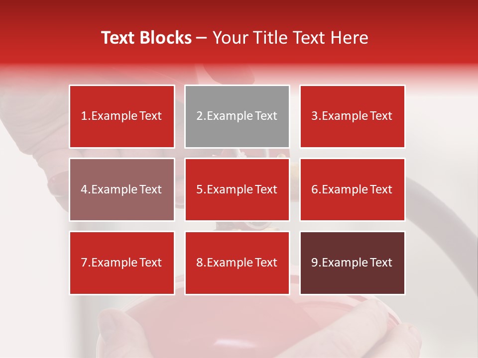 Red Handle Danger PowerPoint Template