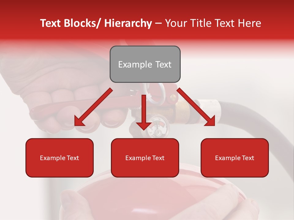 Red Handle Danger PowerPoint Template