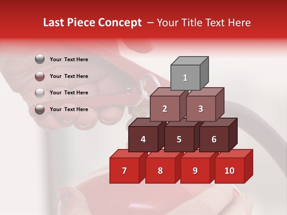 Red Handle Danger PowerPoint Template