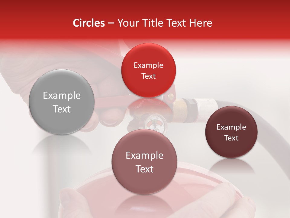 Red Handle Danger PowerPoint Template