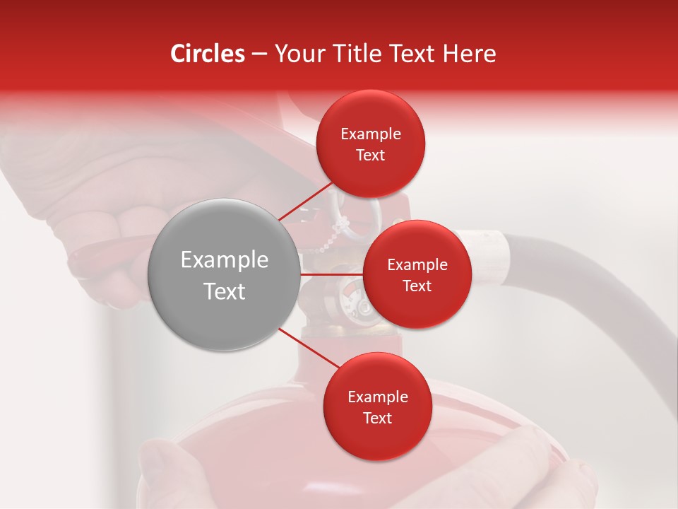 Red Handle Danger PowerPoint Template