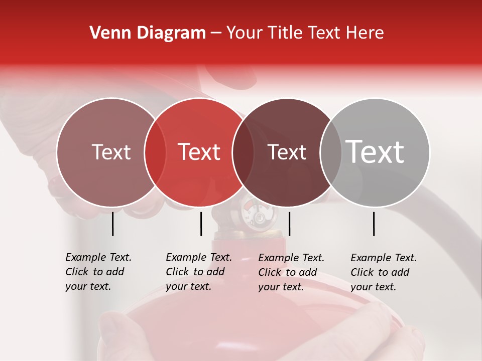 Red Handle Danger PowerPoint Template