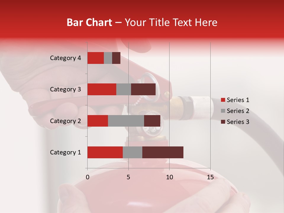 Red Handle Danger PowerPoint Template