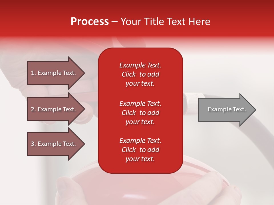 Red Handle Danger PowerPoint Template