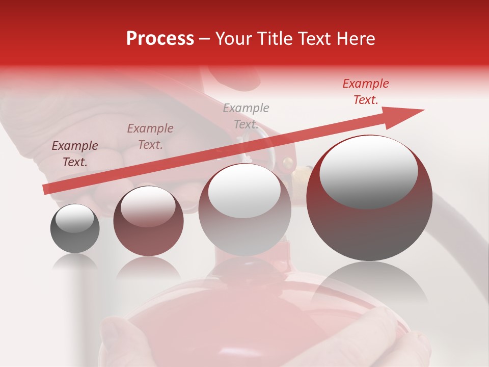 Red Handle Danger PowerPoint Template