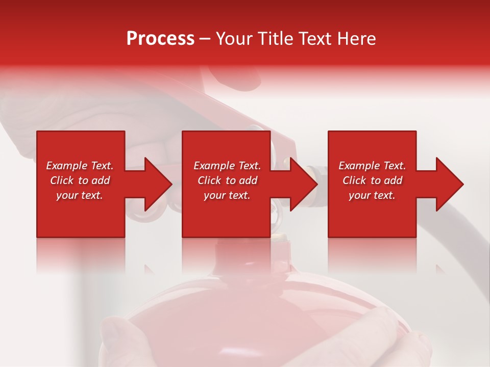 Red Handle Danger PowerPoint Template