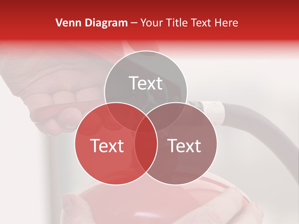 Red Handle Danger PowerPoint Template