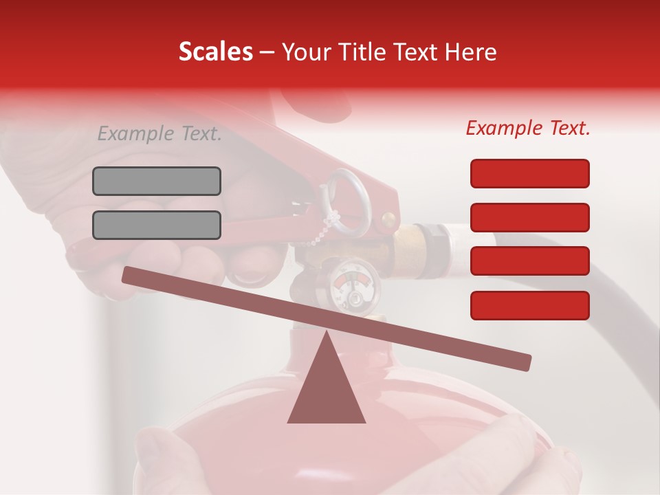 Red Handle Danger PowerPoint Template