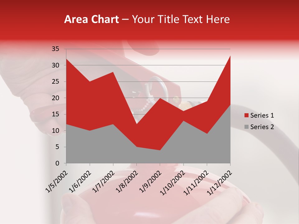 Red Handle Danger PowerPoint Template