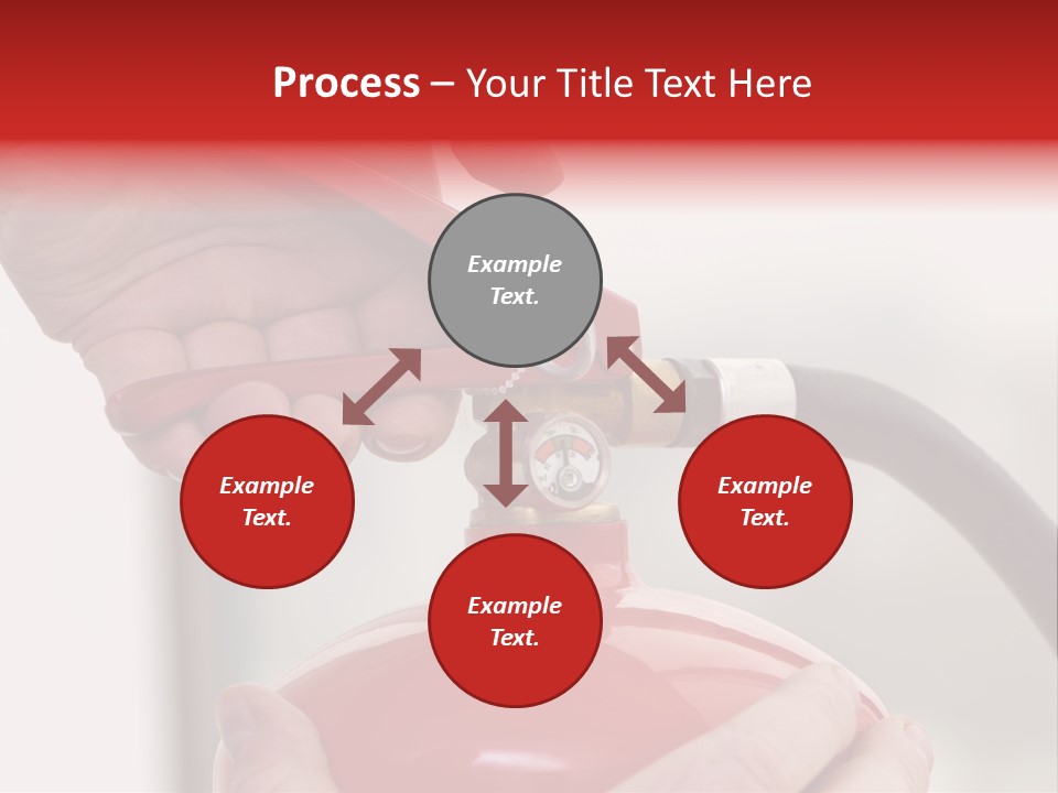 Red Handle Danger PowerPoint Template
