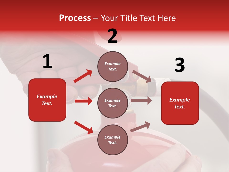 Red Handle Danger PowerPoint Template