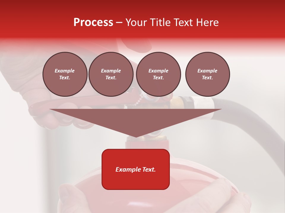 Red Handle Danger PowerPoint Template