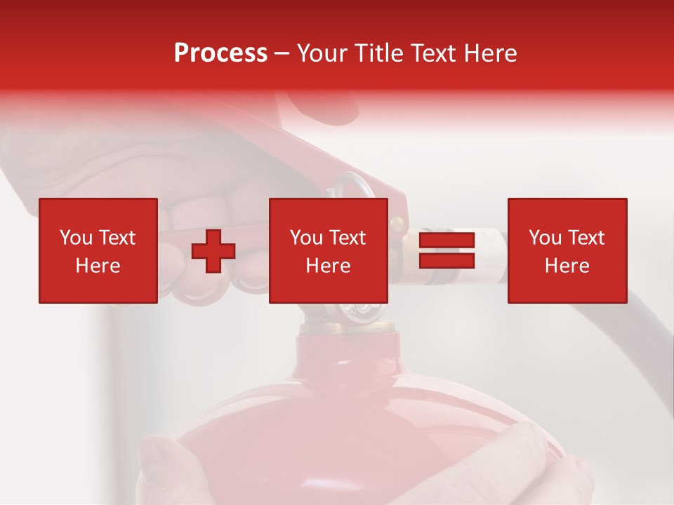 Red Handle Danger PowerPoint Template