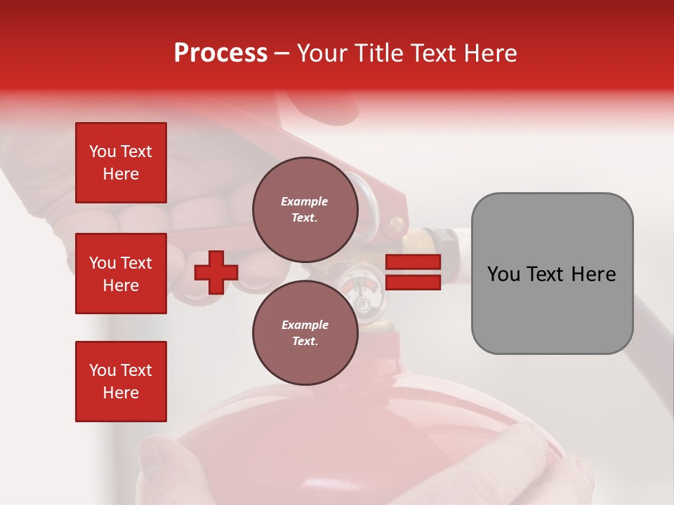 Red Handle Danger PowerPoint Template