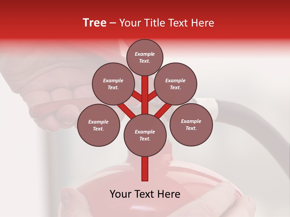 Red Handle Danger PowerPoint Template