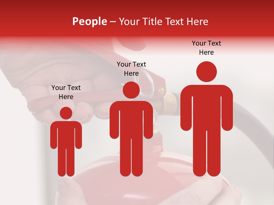 Red Handle Danger PowerPoint Template