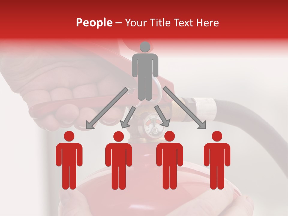 Red Handle Danger PowerPoint Template