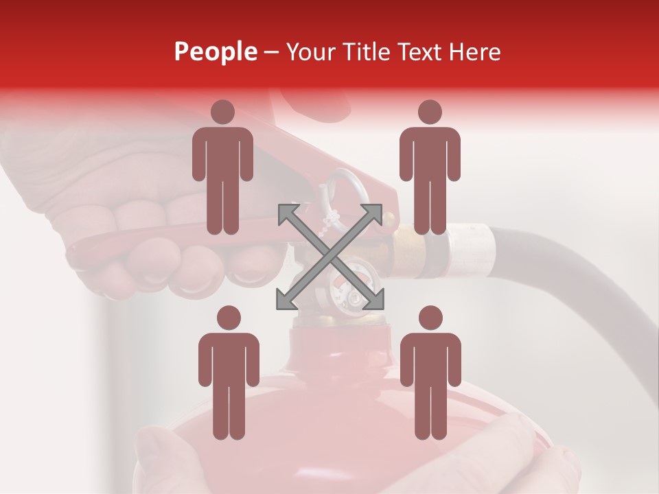 Red Handle Danger PowerPoint Template