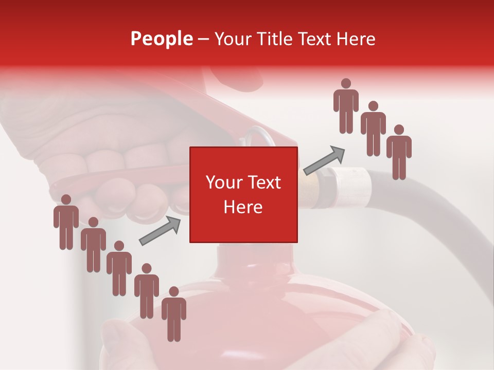 Red Handle Danger PowerPoint Template