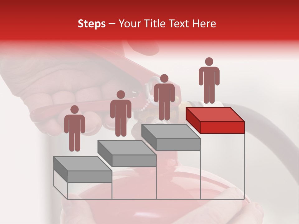 Red Handle Danger PowerPoint Template