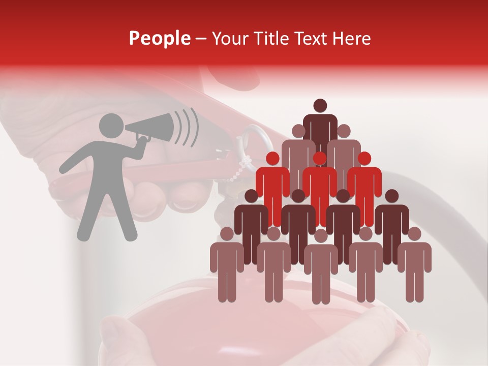 Red Handle Danger PowerPoint Template