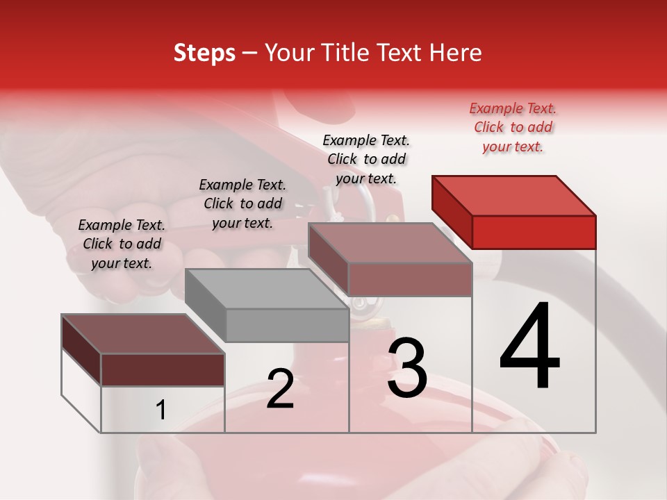 Red Handle Danger PowerPoint Template