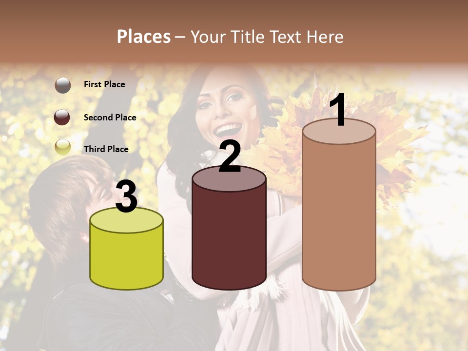 Fall Girlfriend Nature PowerPoint Template