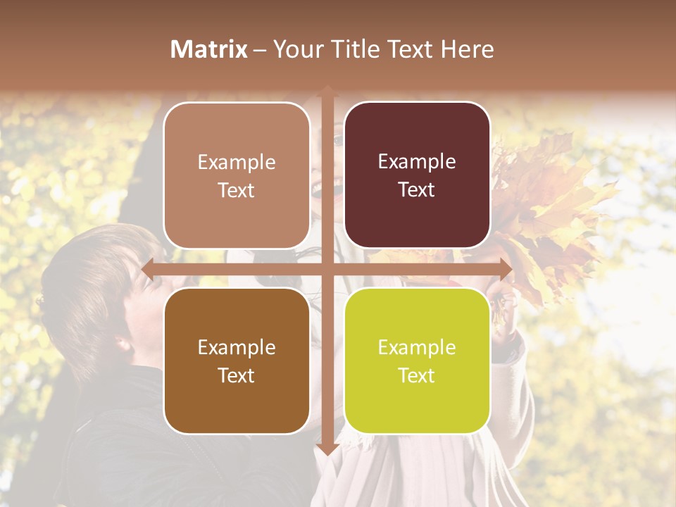 Fall Girlfriend Nature PowerPoint Template