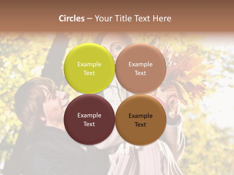 Fall Girlfriend Nature PowerPoint Template