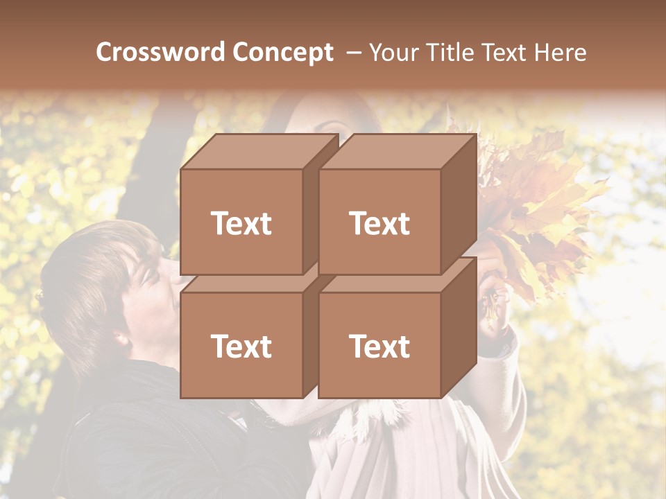 Fall Girlfriend Nature PowerPoint Template