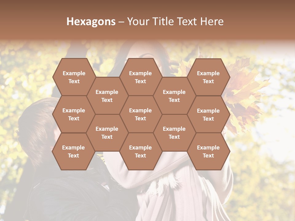 Fall Girlfriend Nature PowerPoint Template