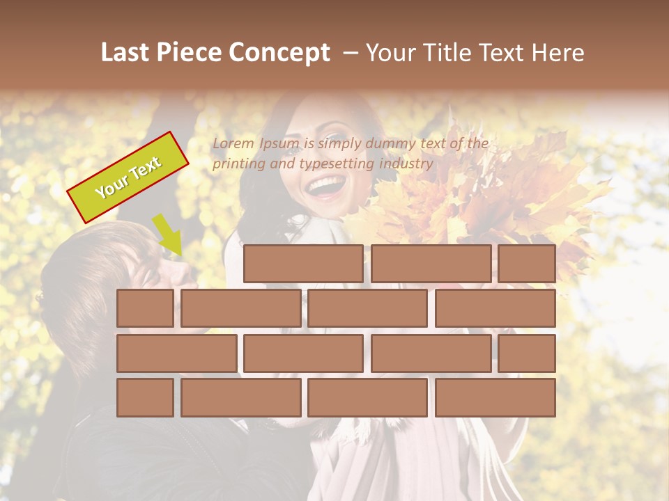 Fall Girlfriend Nature PowerPoint Template