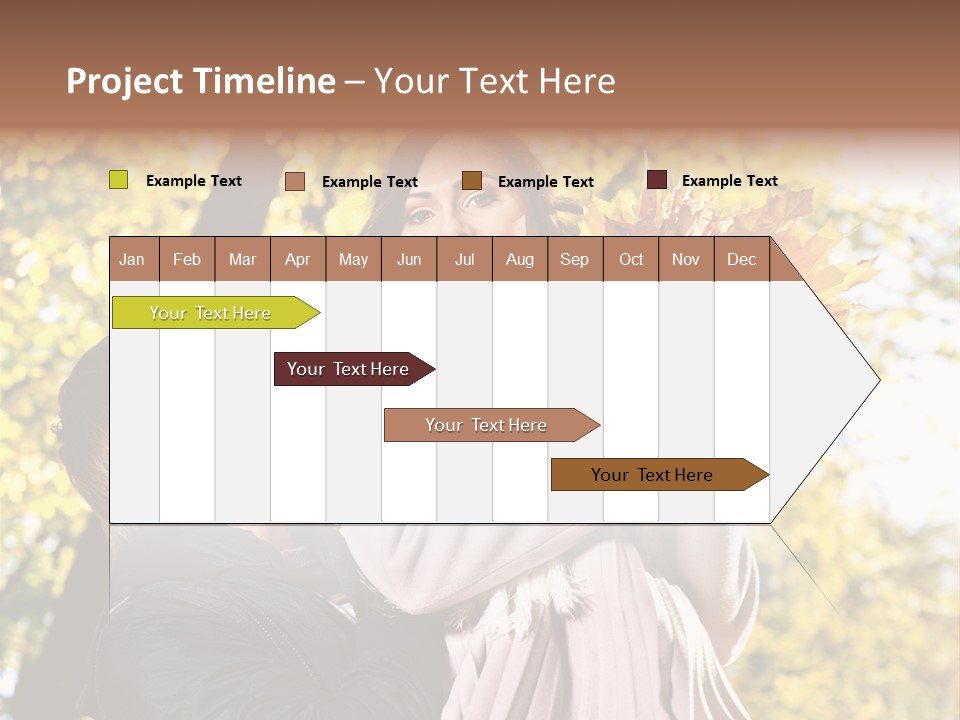 Fall Girlfriend Nature PowerPoint Template