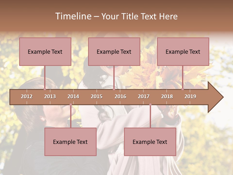 Fall Girlfriend Nature PowerPoint Template