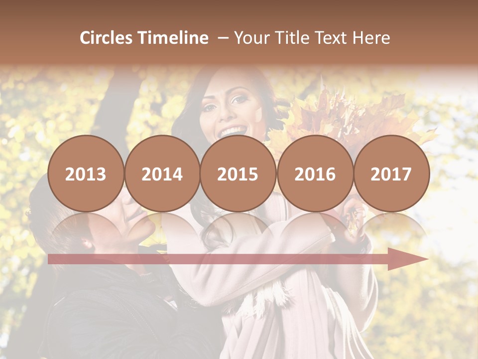 Fall Girlfriend Nature PowerPoint Template