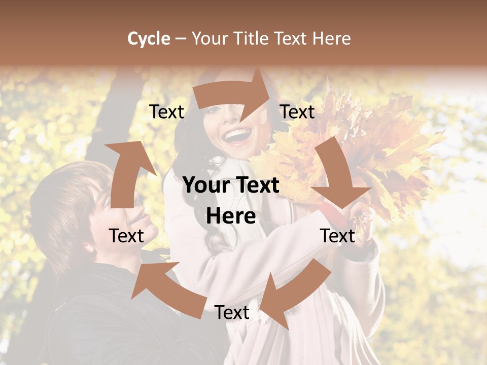 Fall Girlfriend Nature PowerPoint Template