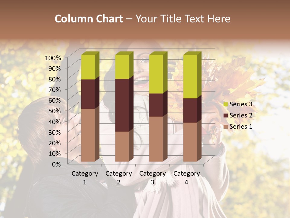 Fall Girlfriend Nature PowerPoint Template