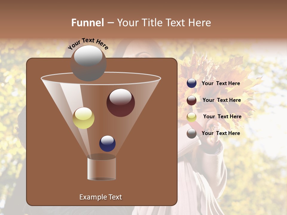 Fall Girlfriend Nature PowerPoint Template