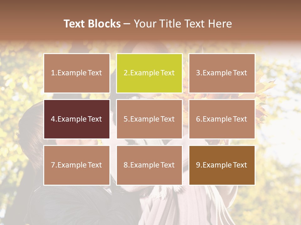 Fall Girlfriend Nature PowerPoint Template