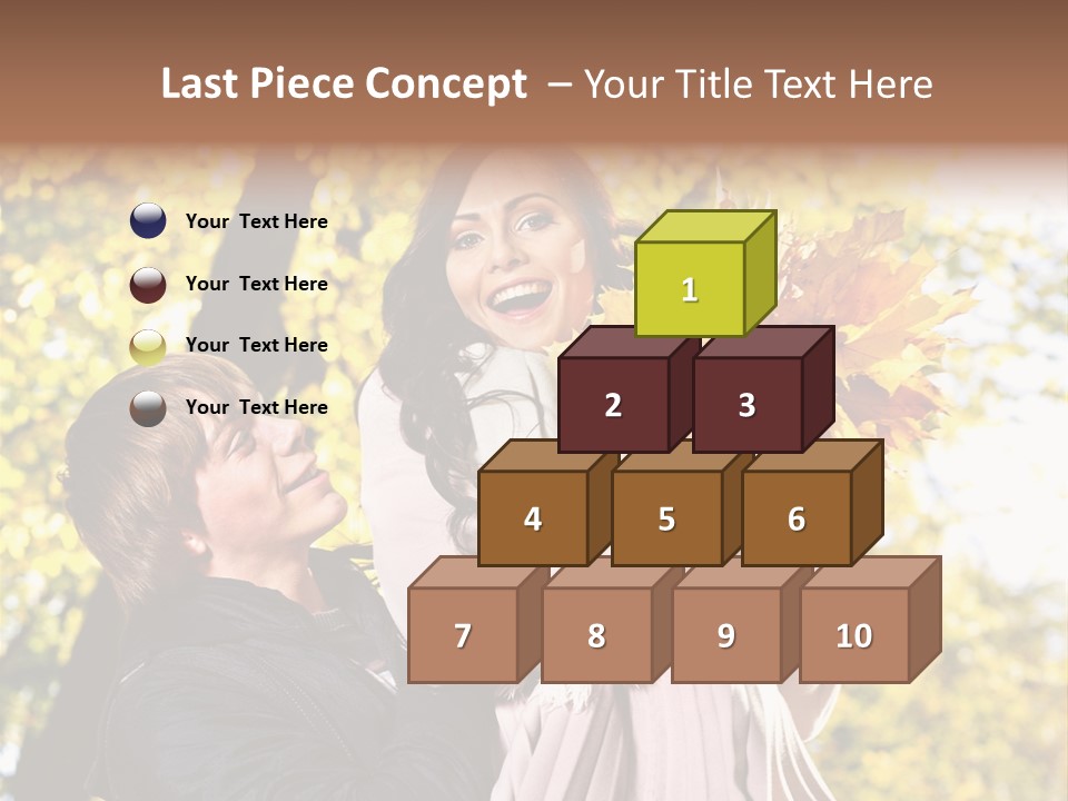 Fall Girlfriend Nature PowerPoint Template