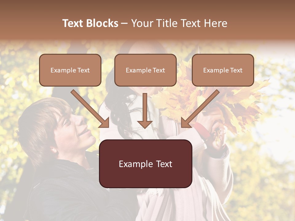 Fall Girlfriend Nature PowerPoint Template