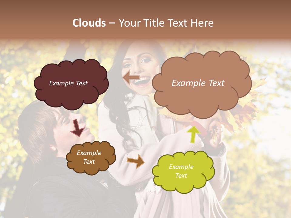 Fall Girlfriend Nature PowerPoint Template